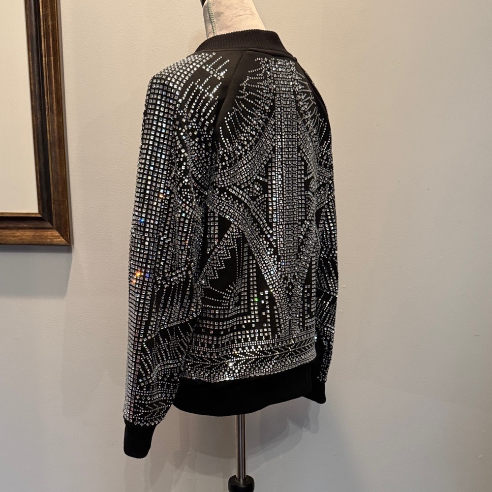 Sidanmali Black Embellished Women's Jacket EUC M - Picture 5 of 12
